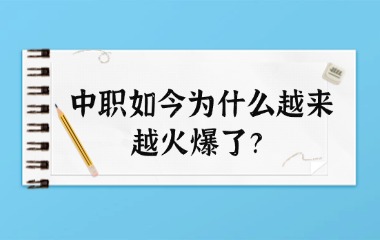 中職如今為什么越來越火爆了？